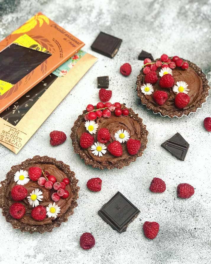 Lactose- en glutenvrije chocoladetaart